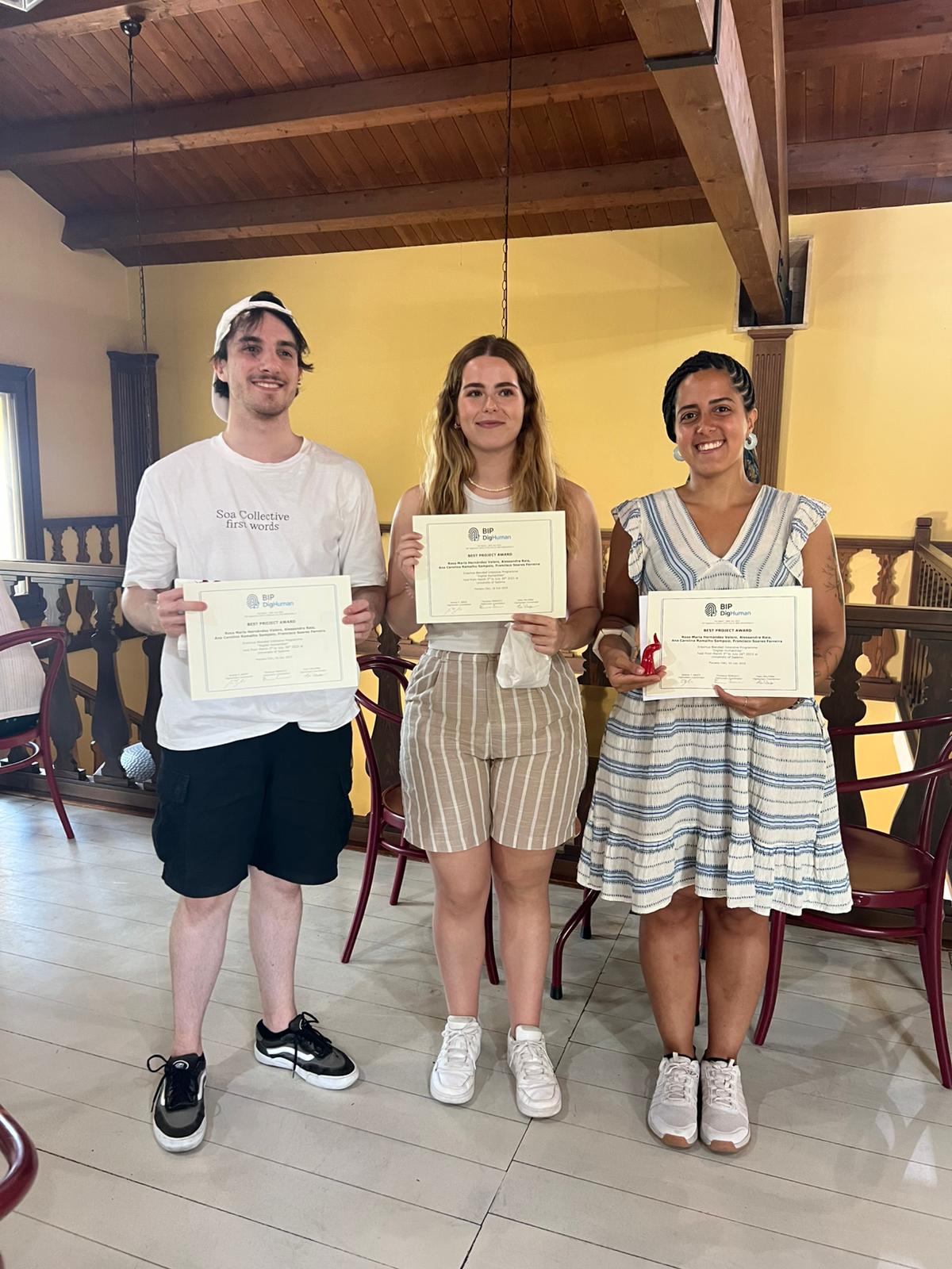 Certificate ceremony